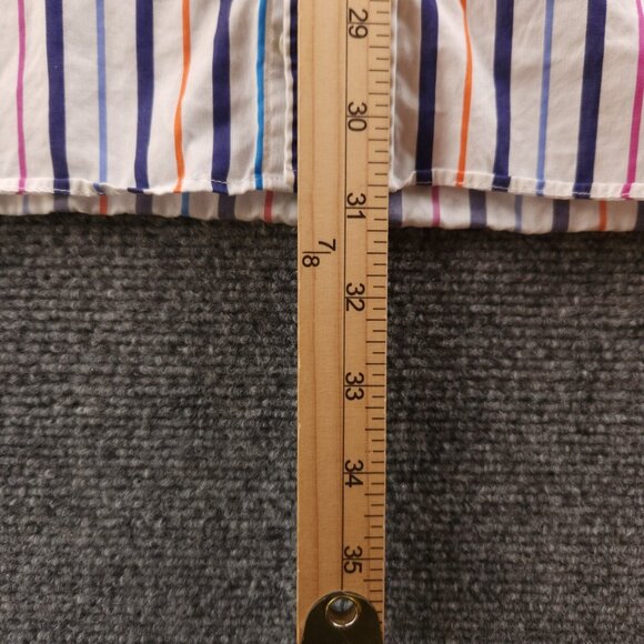 Paul & Shark Button-Down 44 Multicolor Striped Long Sleeve Men Pocket Shirt - Picture 12 of 16